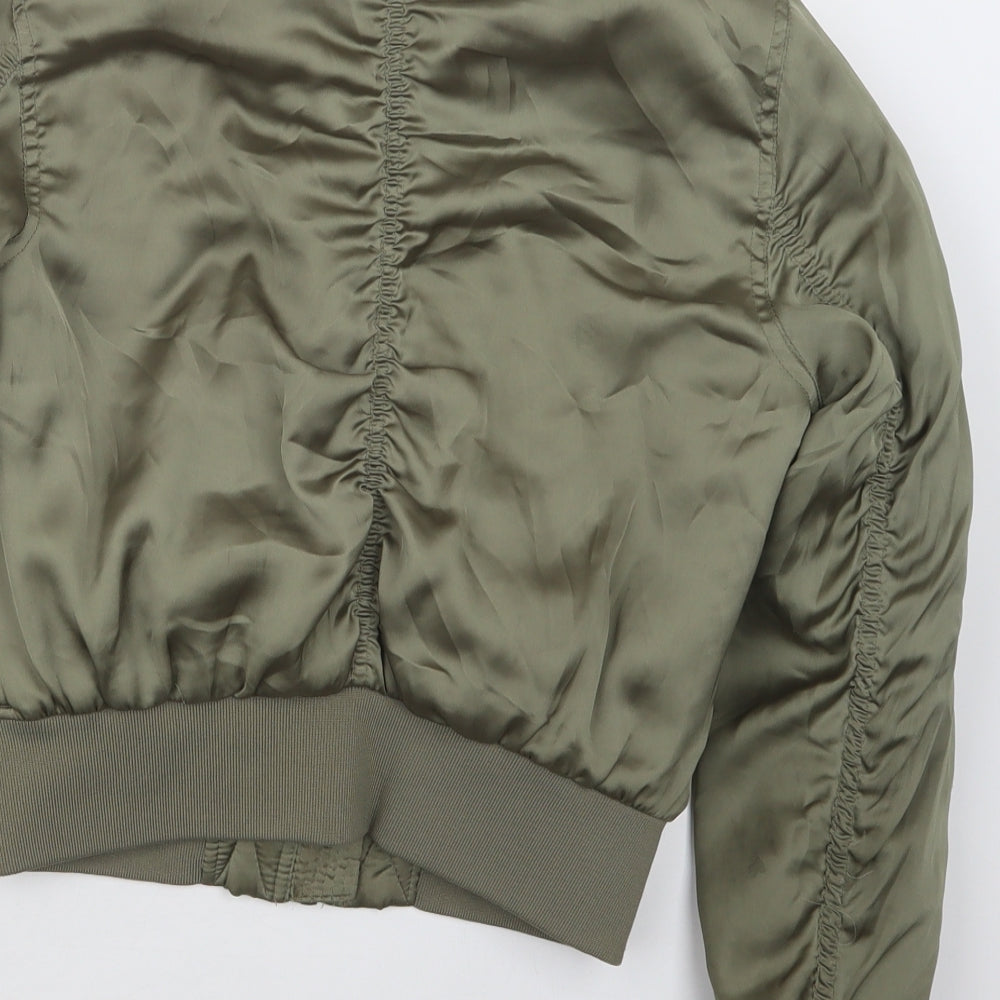H&M Womens Green Jacket Size 6