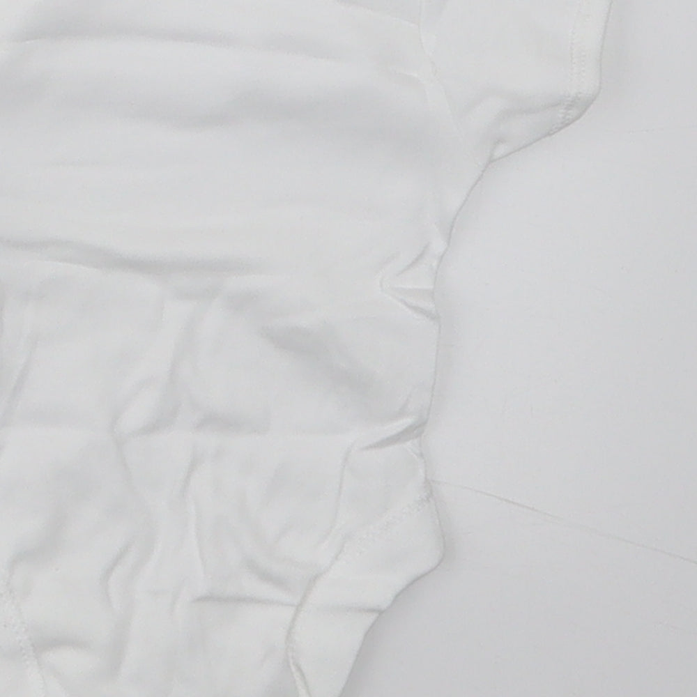George Baby White Babygrow One-Piece Size Newborn