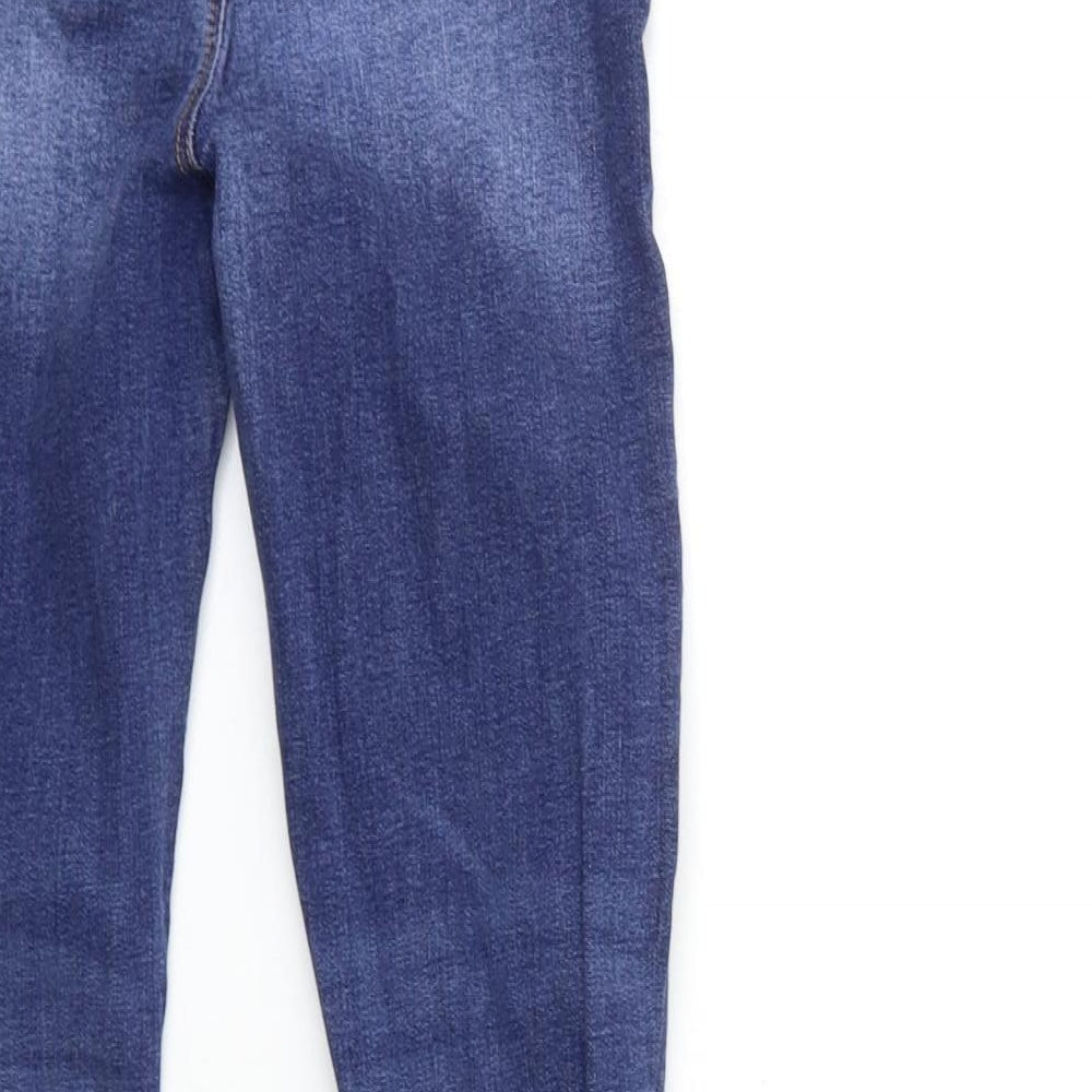 Denim & Co. Womens Blue Denim Skinny Jeans Size 4 L27 in