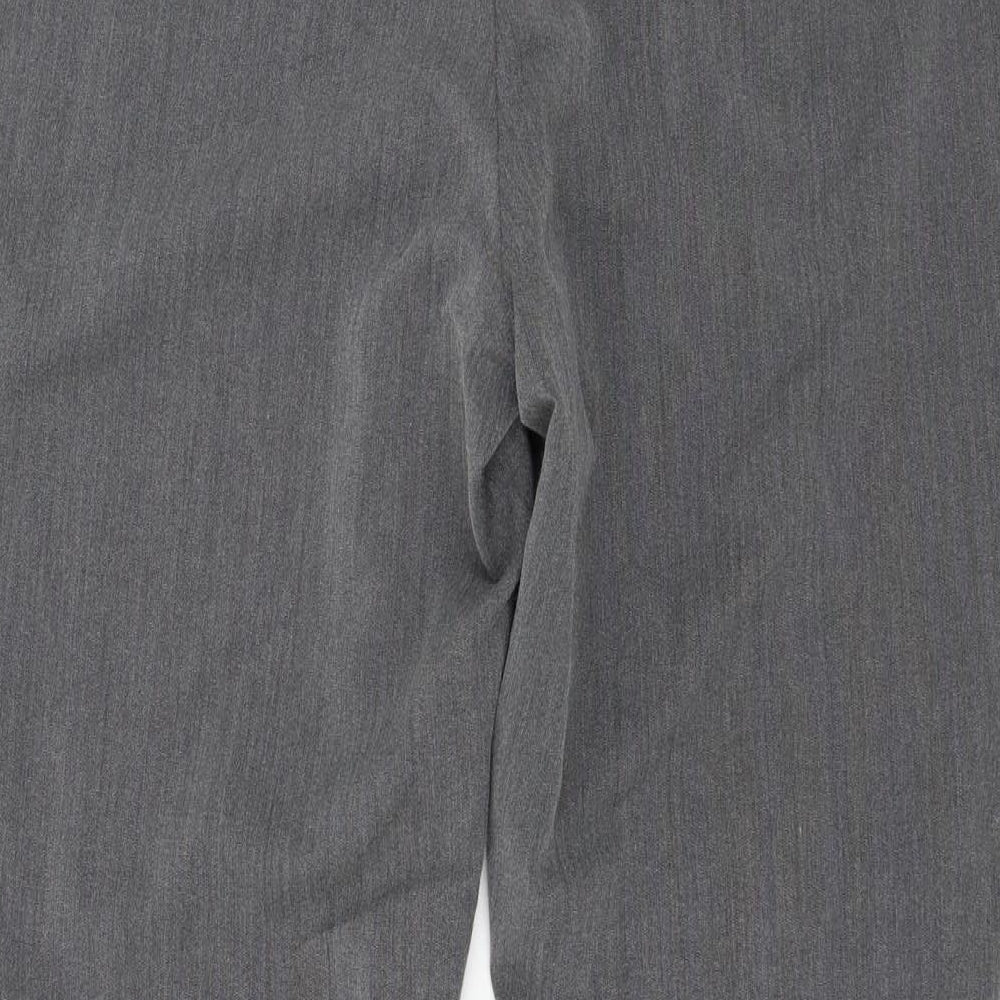 Mia Moda Womens Grey Trousers Size 20 L28 in