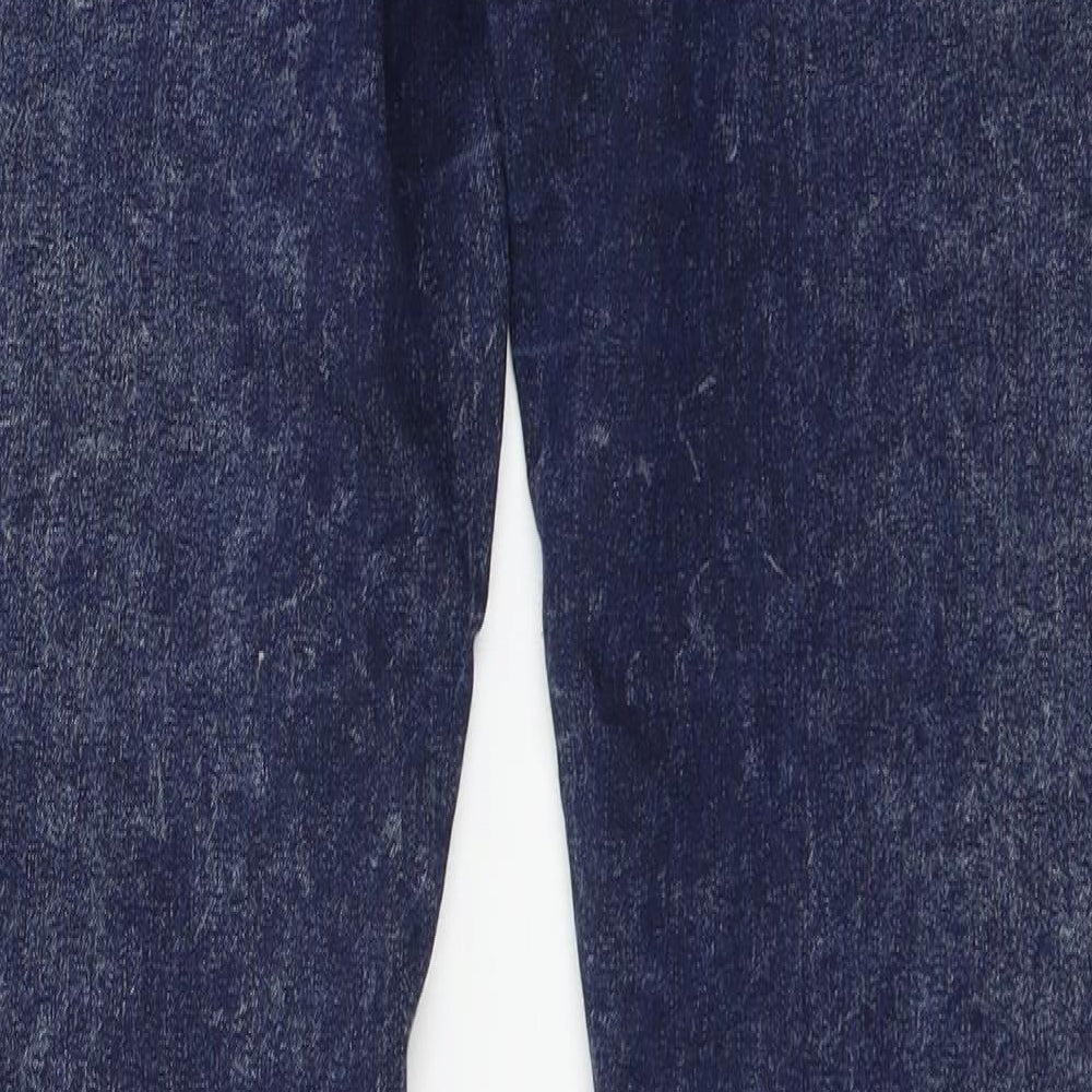 Topshop Womens Blue Denim Skinny Jeans Size 28 in L34 in