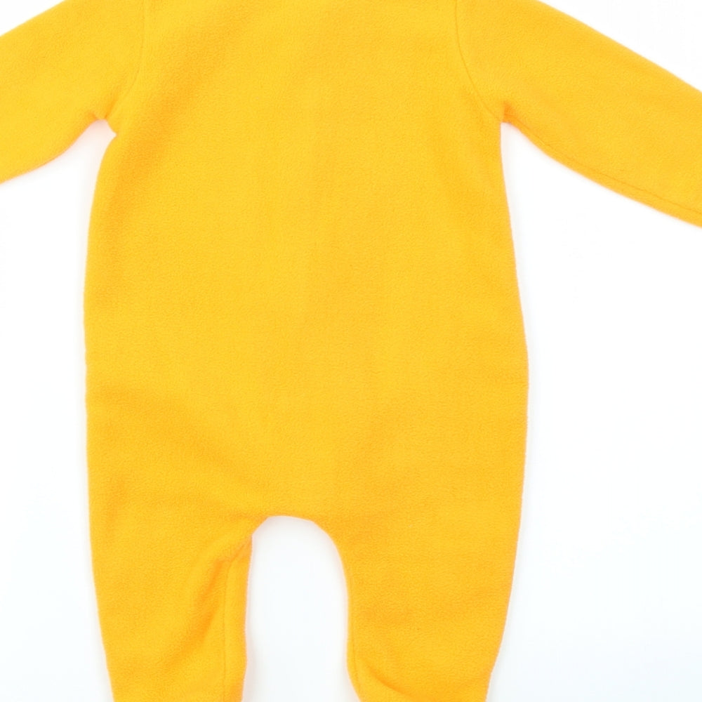 Nutmeg Boys Orange Geometric Babygrow One-Piece Size 3-6 Months