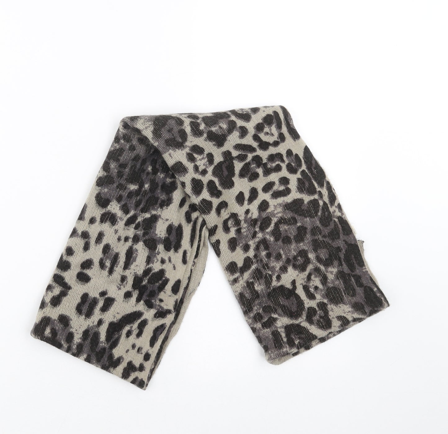 Peacocks Womens Beige Animal Print Scarf - loop scarf