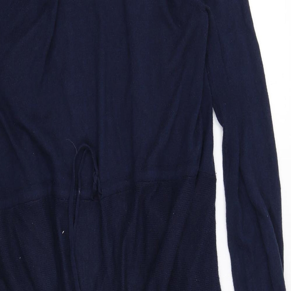 M&S Womens Blue Cardigan Jumper Size 16
