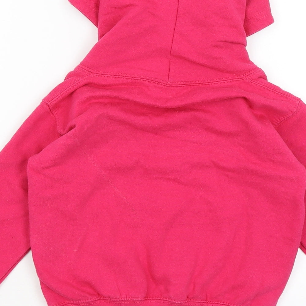 AWD Girls Pink Pullover Hoodie Size 2 Years - Dinosaurs