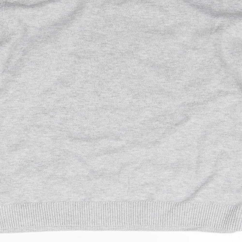 H&M Girls Grey Pullover Jumper Size 7-8 Years - christams