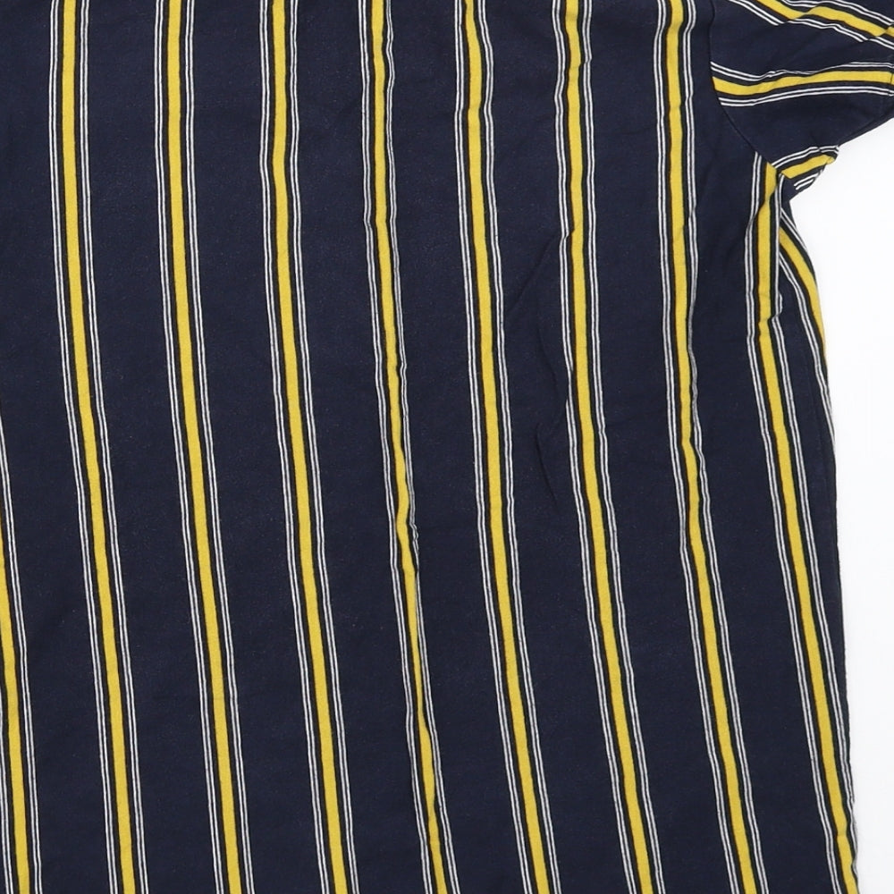 Primark Boys Blue Striped Basic T-Shirt Size 10-11 Years