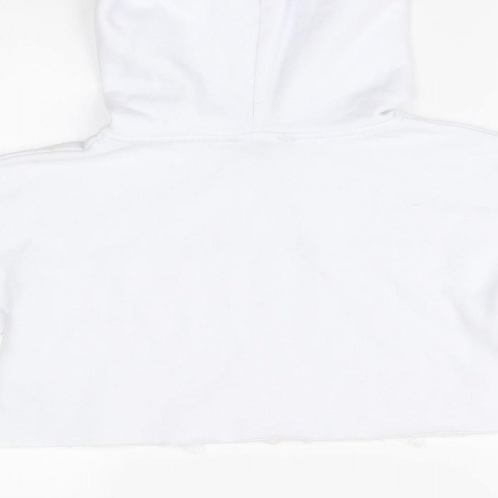 New Look 915 Girls White Pullover Hoodie Size 10-11 Years