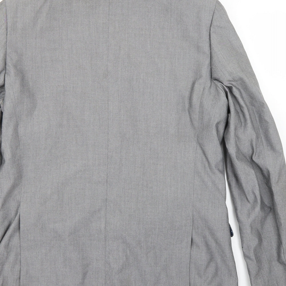 Cedar Wood State Mens Grey Jacket Suit Jacket Size 40