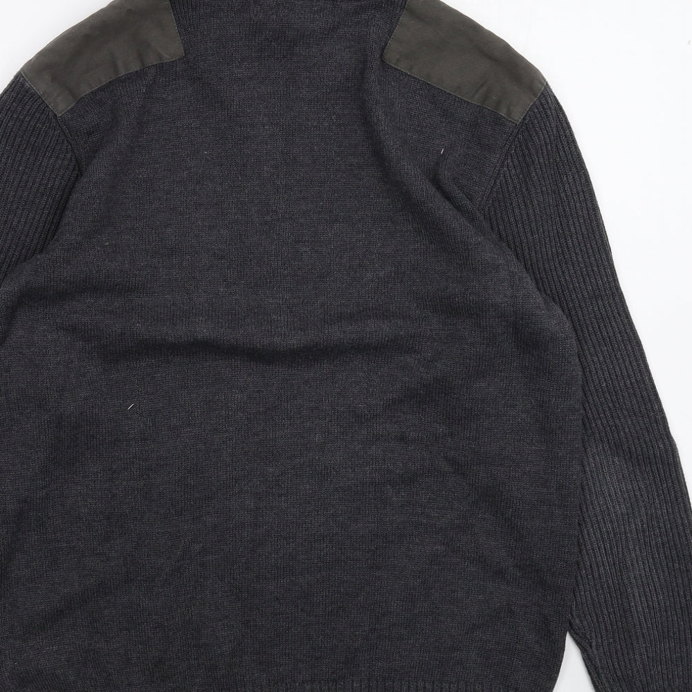 AriZona Mens Black Pullover Jumper Size M