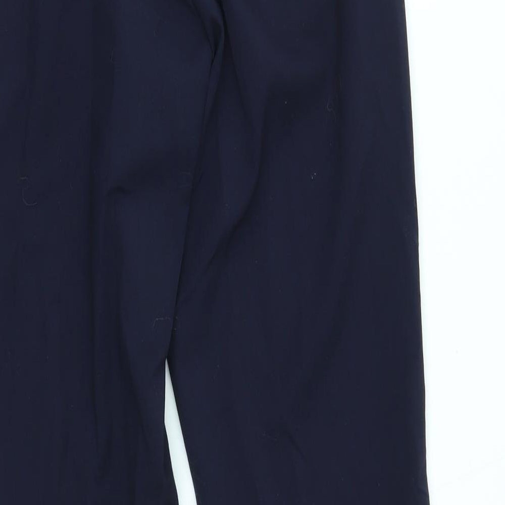 H&M Womens Blue Trousers Size 6 L29 in