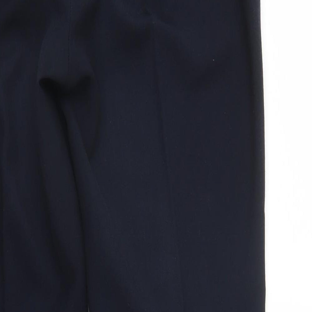 M&S Womens Blue Trousers Size 12 L28.5 in