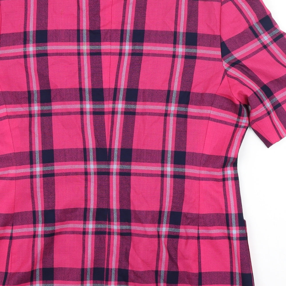 Preworn Womens Pink Check Jacket