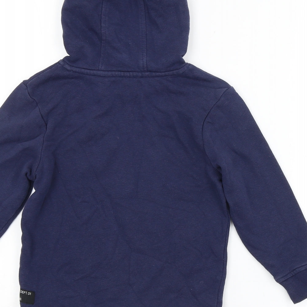 George Boys Blue Pullover Hoodie Size 4-5 Years
