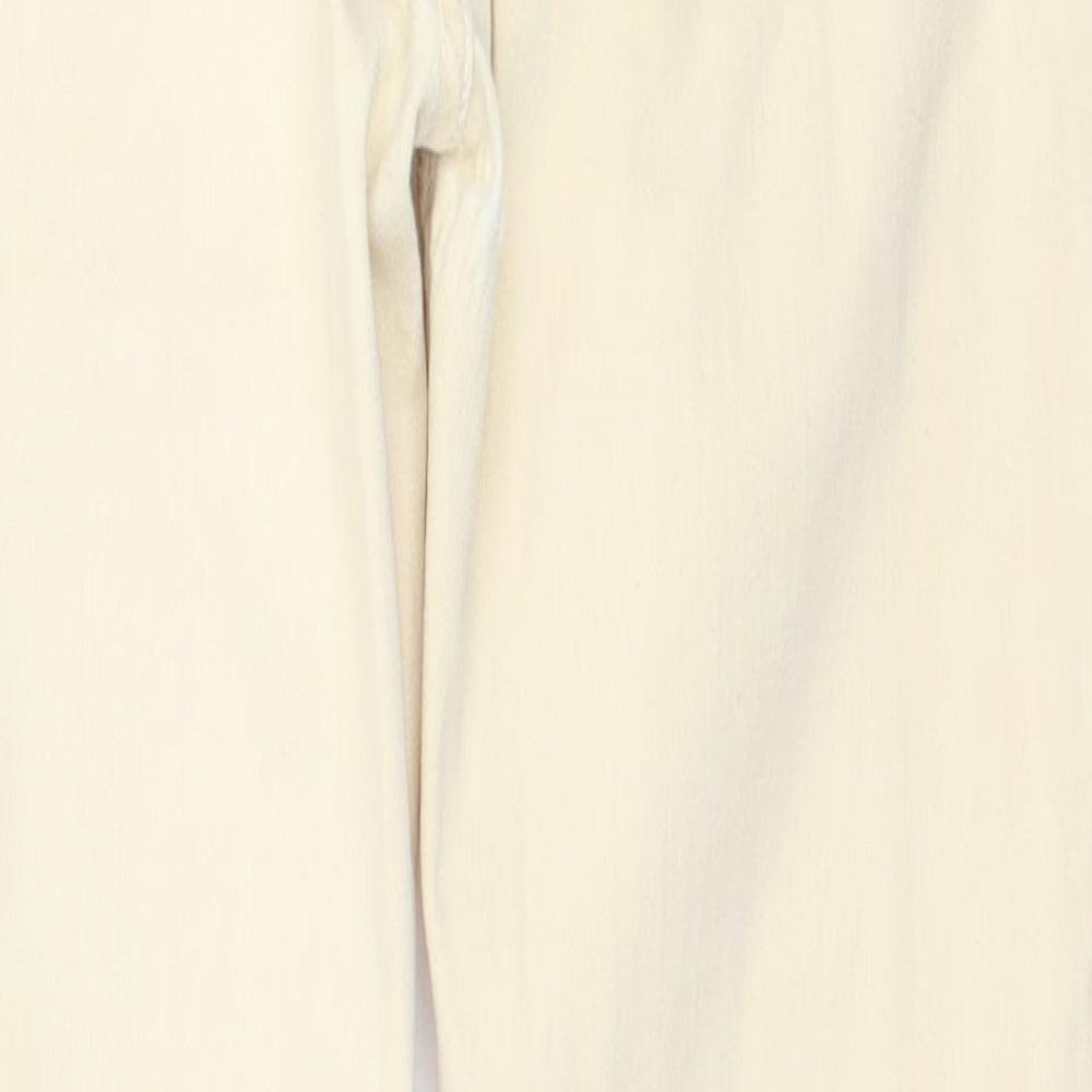 Zara Womens Yellow Denim Jegging Jeans Size 10 L26 in