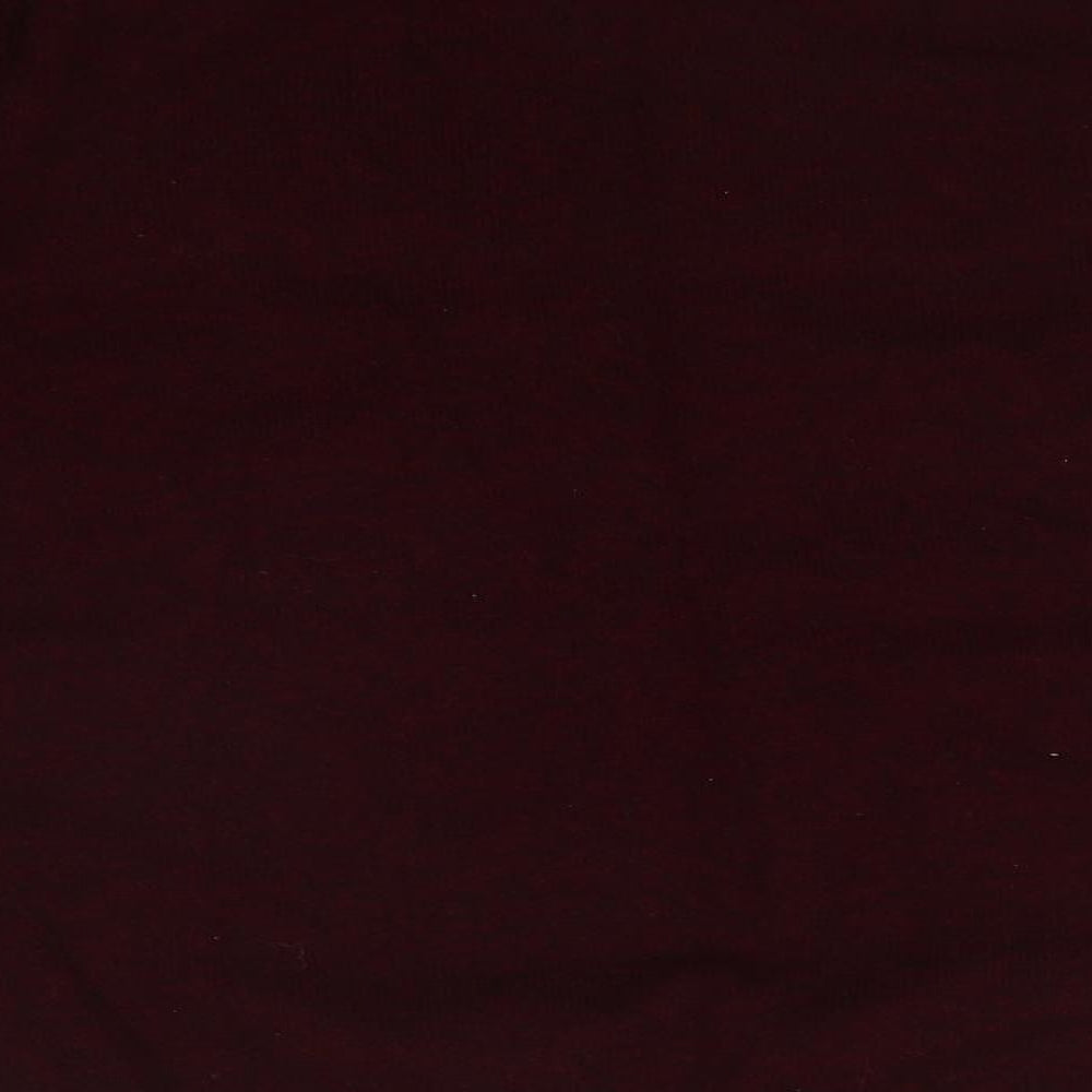 M&S Mens Red Geometric Pullover Sweatshirt Size L