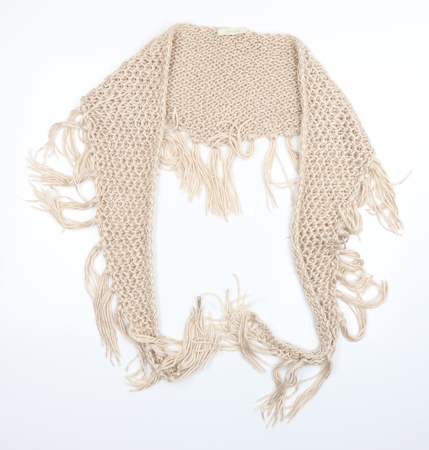 Accessorize Womens Beige Scarf