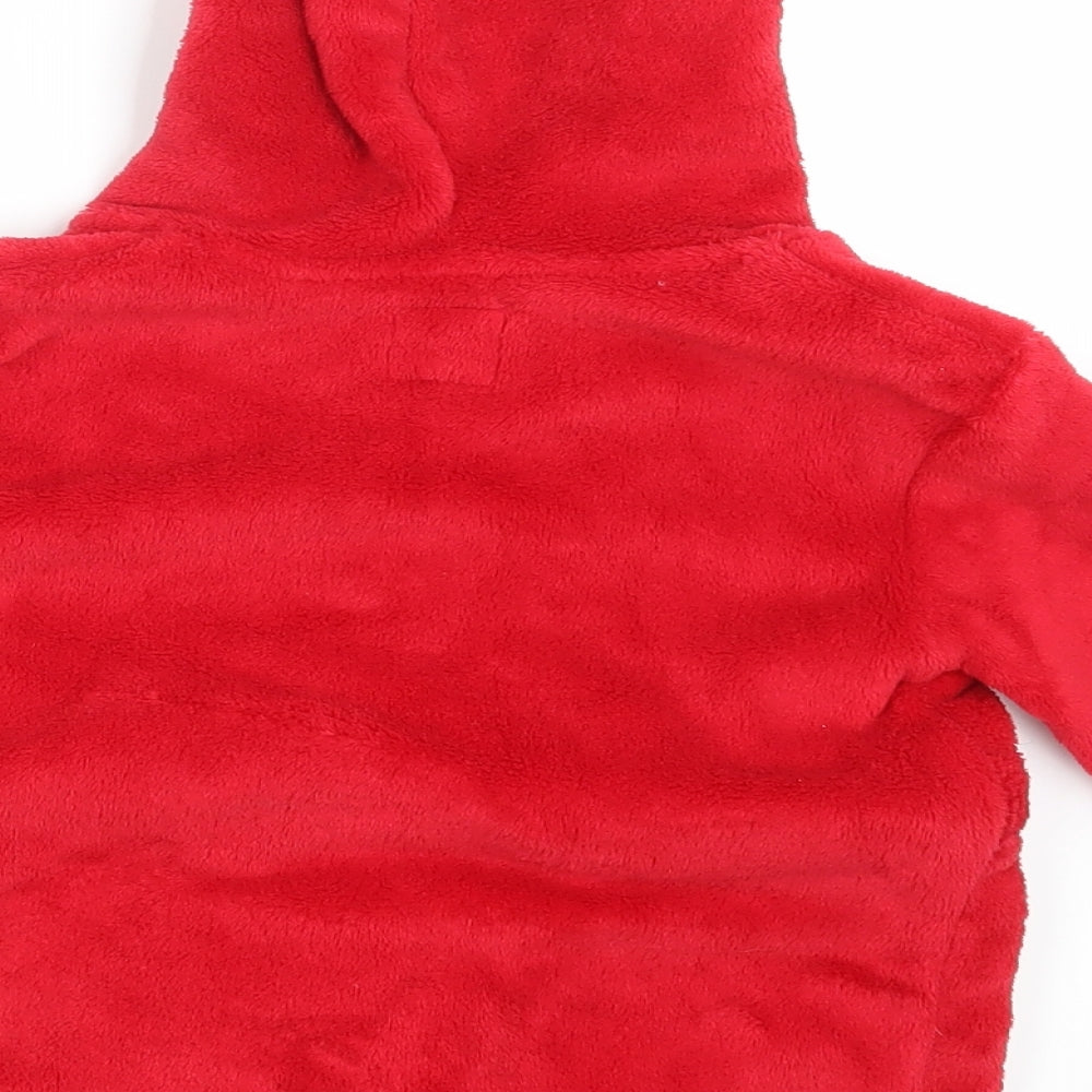 Primark Baby Red Solid Babydoll Robe Size 12-18 Months