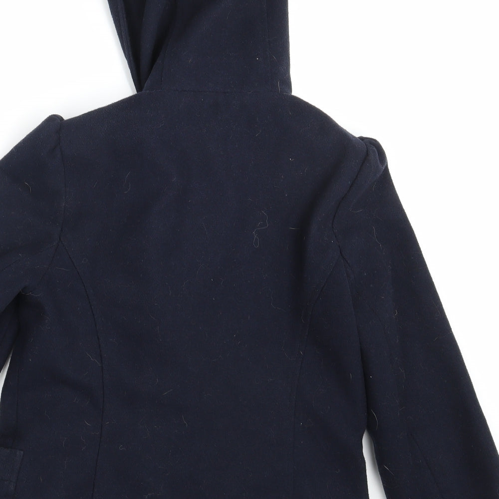 Redherring Womens Blue Overcoat Coat Size 10