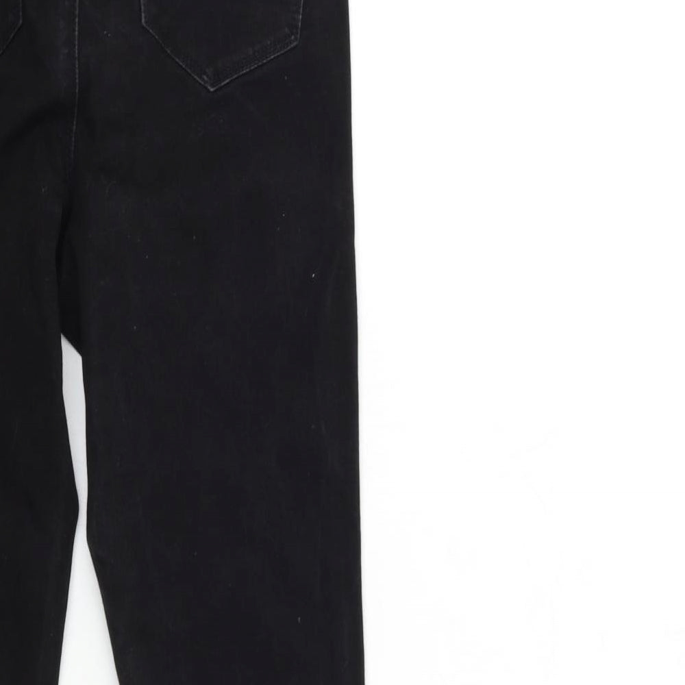 Denim & Co. Womens Black Denim Skinny Jeans Size 10 L27 in