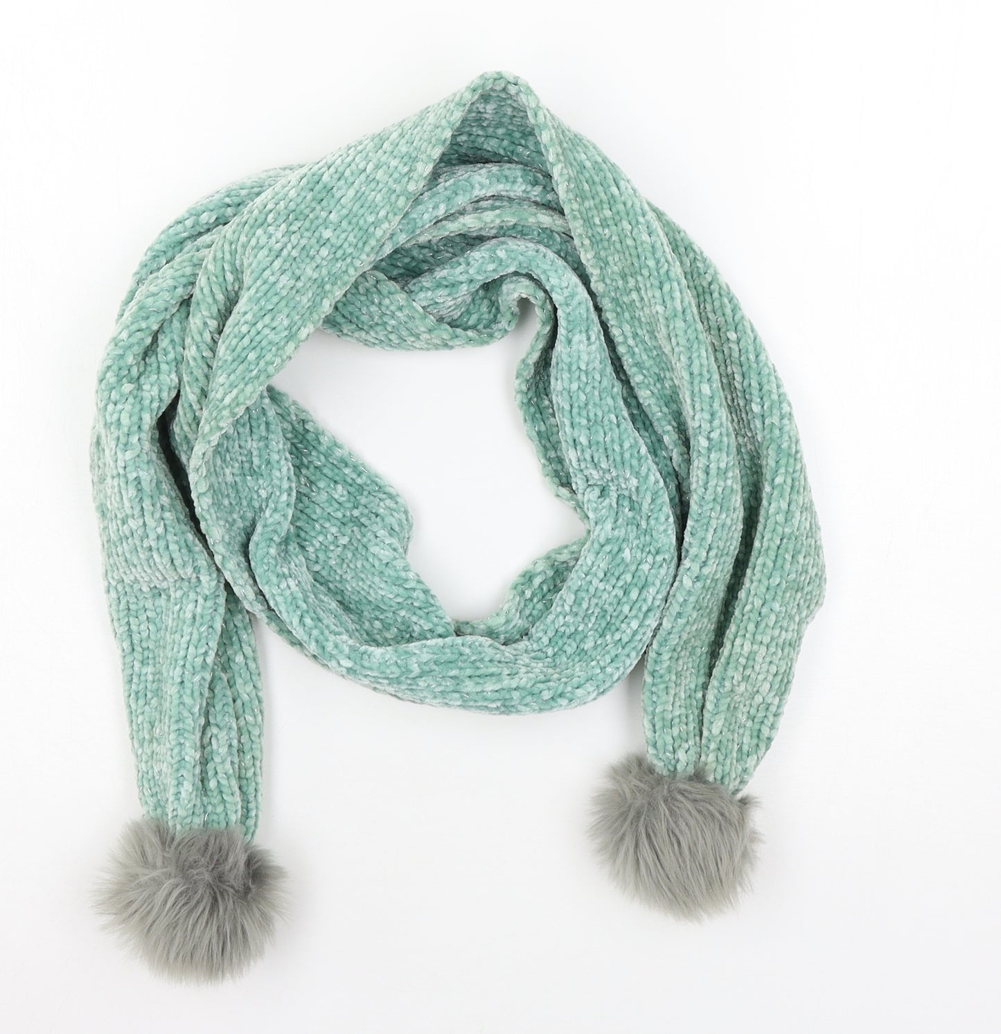 NEXT Womens Green Knit Scarf