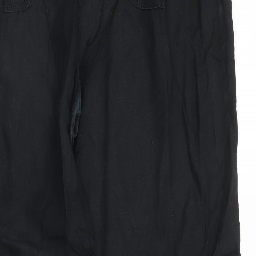M&S Womens Black Trousers Size 20 L27 in