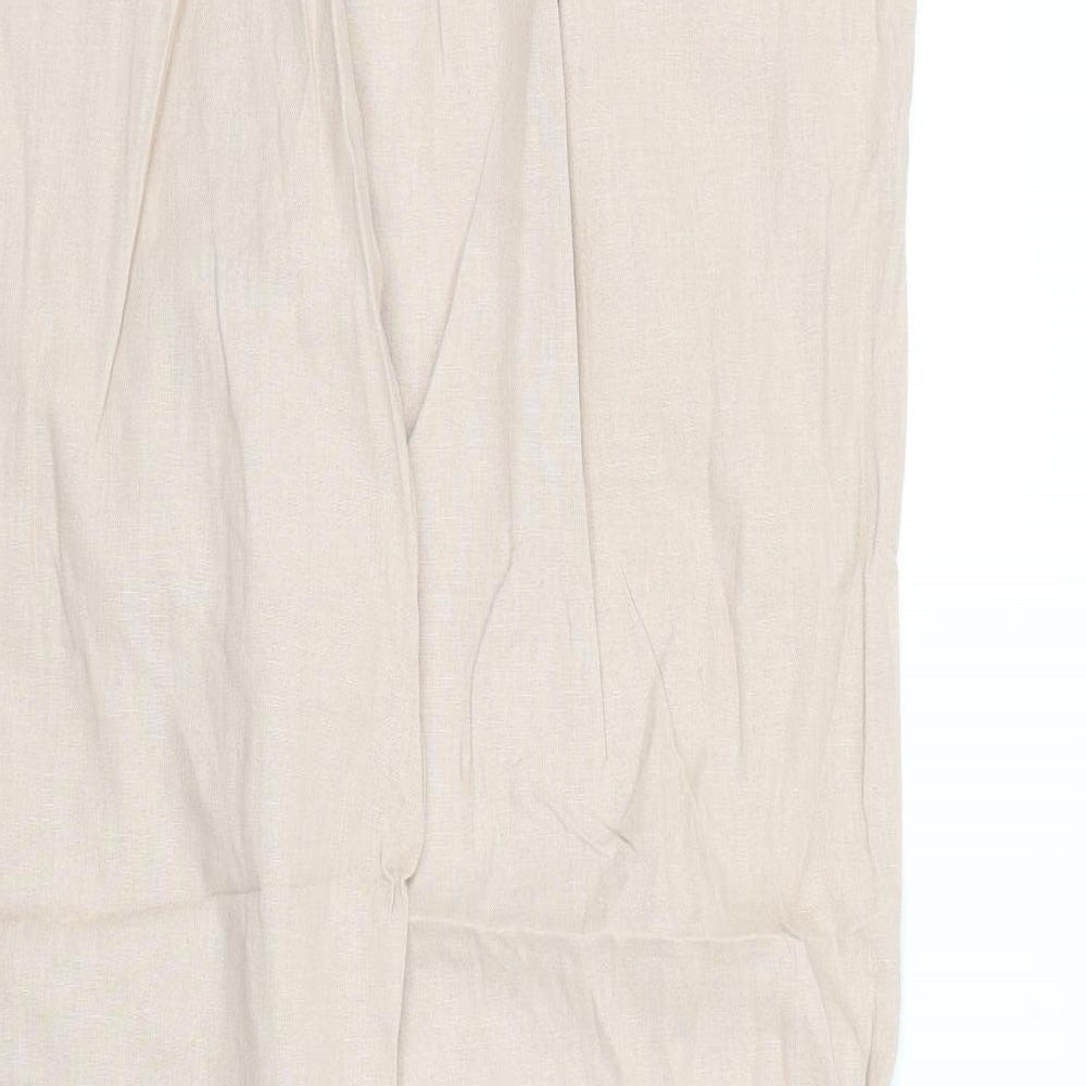 Classic Womens Beige Trousers Size 18 L27 in
