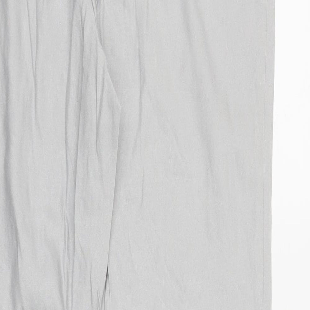 M&S Womens Grey Trousers Size 12 L29 in