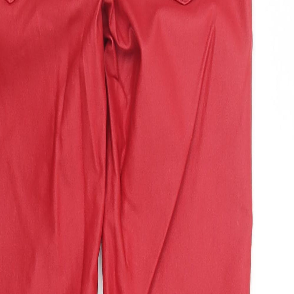 Stradavarius Womens Red Skinny Jeans Size S L26 in