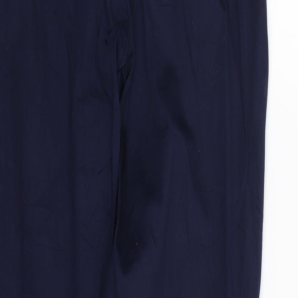 H&M Womens Blue Trousers Size 4 L26 in
