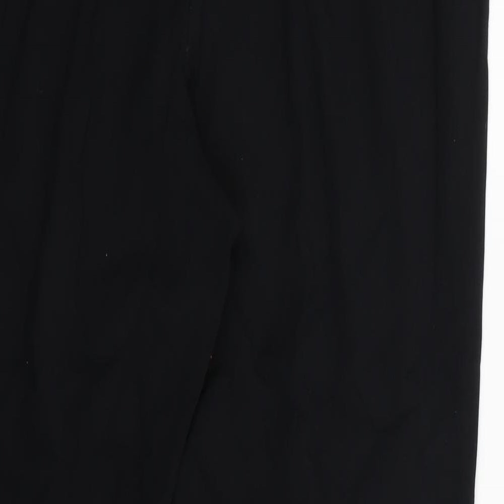 Marks and Spencer Womens Black Trousers Size 16 L30 in