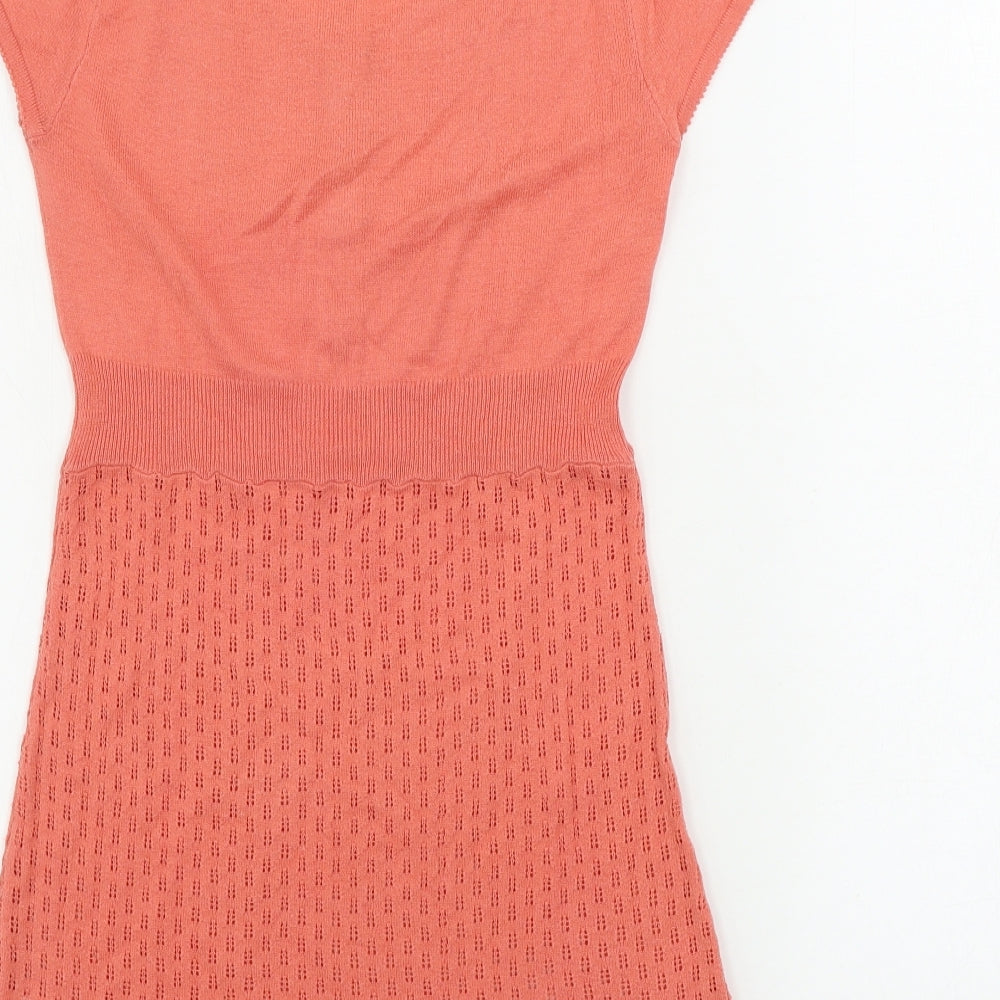 EA Womens Pink A-Line Size S