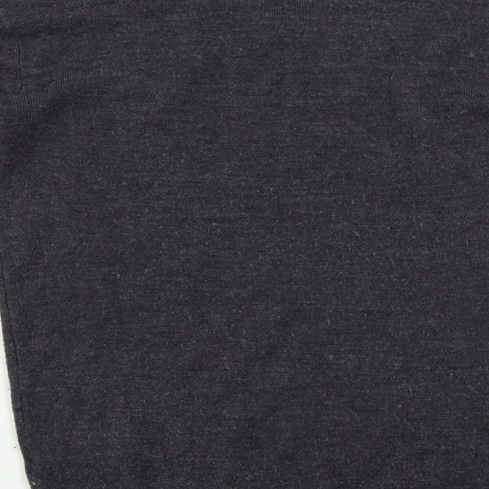 Easy Womens Grey Pullover Jumper Size S