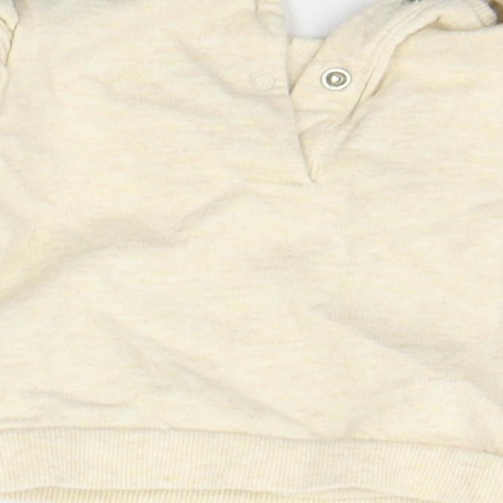 NEXT Baby Beige Pullover Jumper Size 3-6 Months - RABBIT