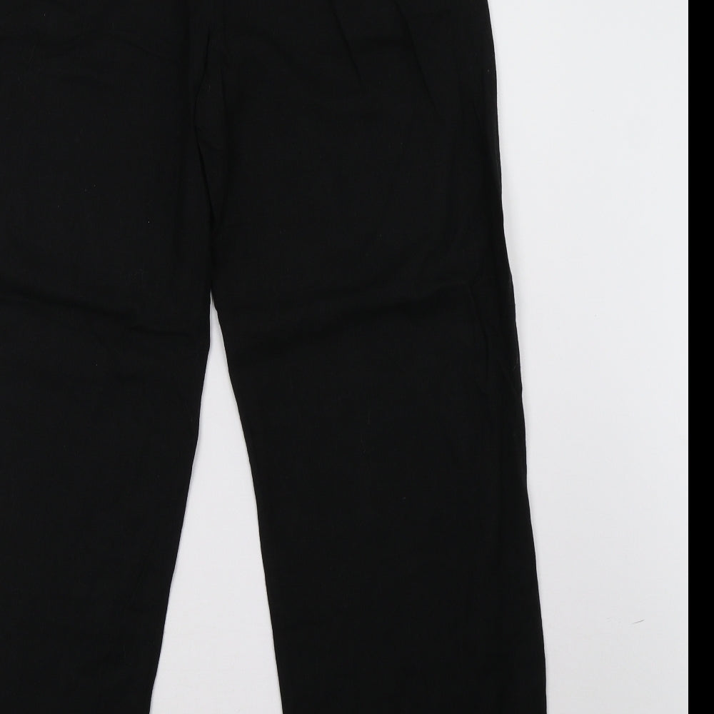 Matalan Womens Black Trousers Size 10 L31 in