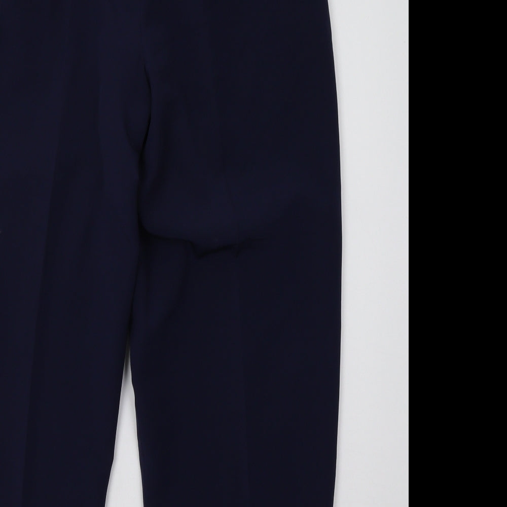 lenvol Womens Blue Trousers Size 8 L29 in
