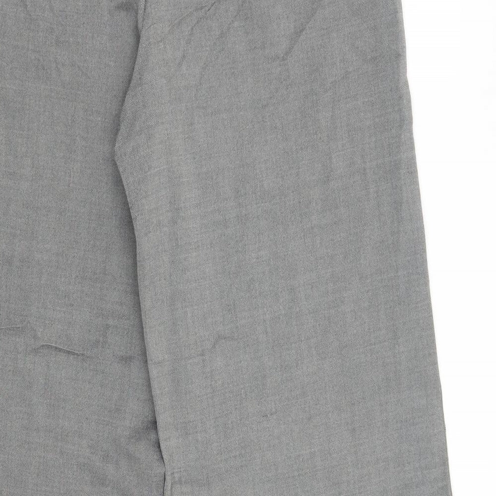 Marks and Spencer Womens Grey Trousers Size 10 L31 in