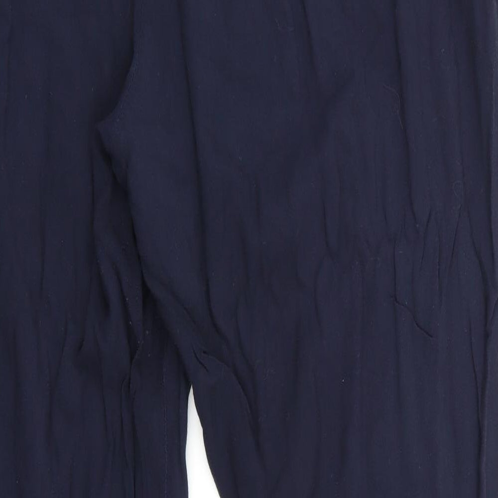Divided Womens Black Trousers Size 16 L28 in