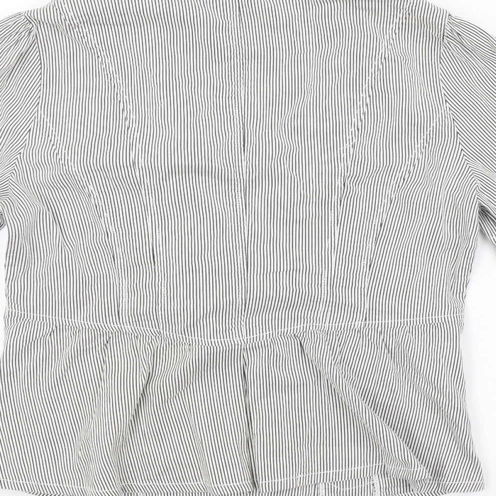 Dorothy Perkins Womens Multicoloured Striped Jacket Size 10