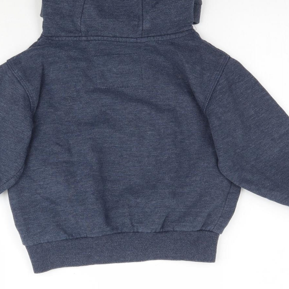 Rebel Boys Blue Pullover Hoodie Size 3-4 Years
