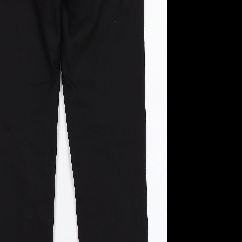 H&M Womens Black Dress Pants Trousers Size 6 L27 in