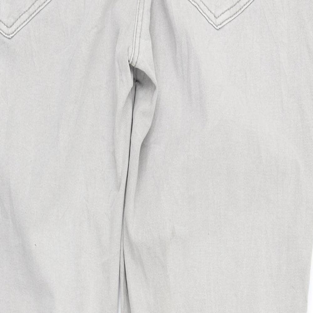 Cecil Mens Grey Denim Straight Jeans Size 36 in L31 in