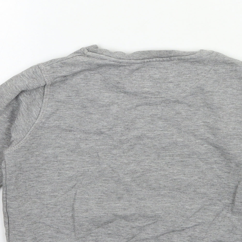 Zara Boys Grey Pullover Jumper Size 4 Years