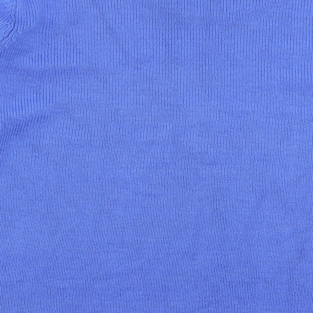 BM Womens Blue Pullover Jumper Size L