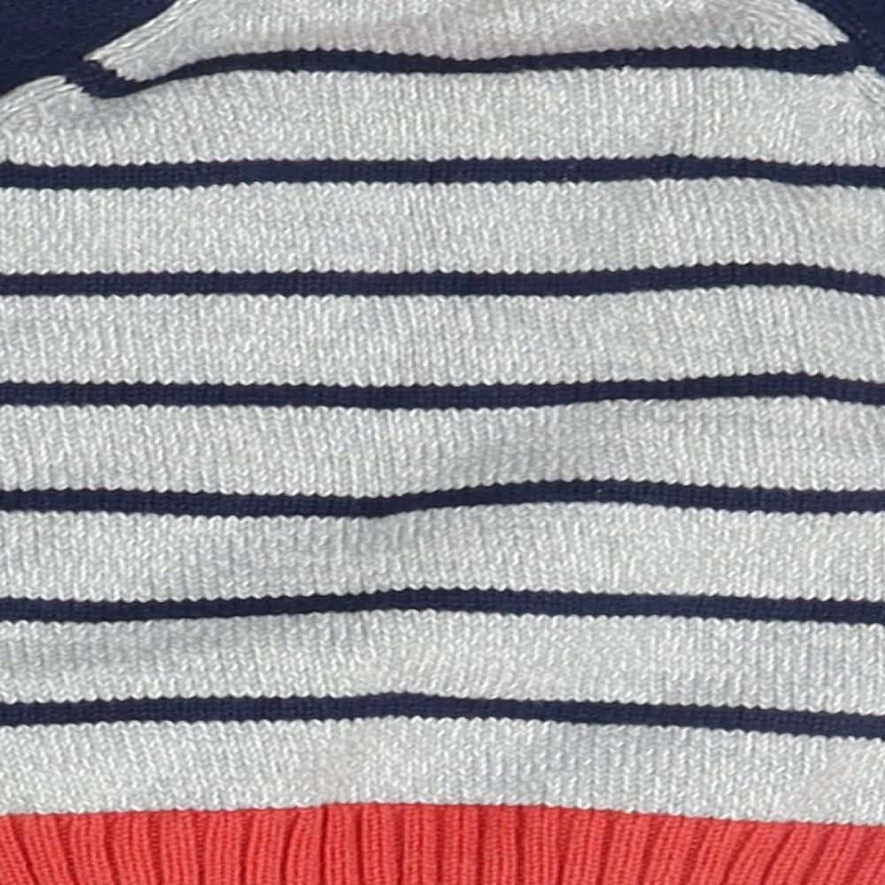 F&F Baby Grey Striped Pullover Jumper Size 0-3 Months