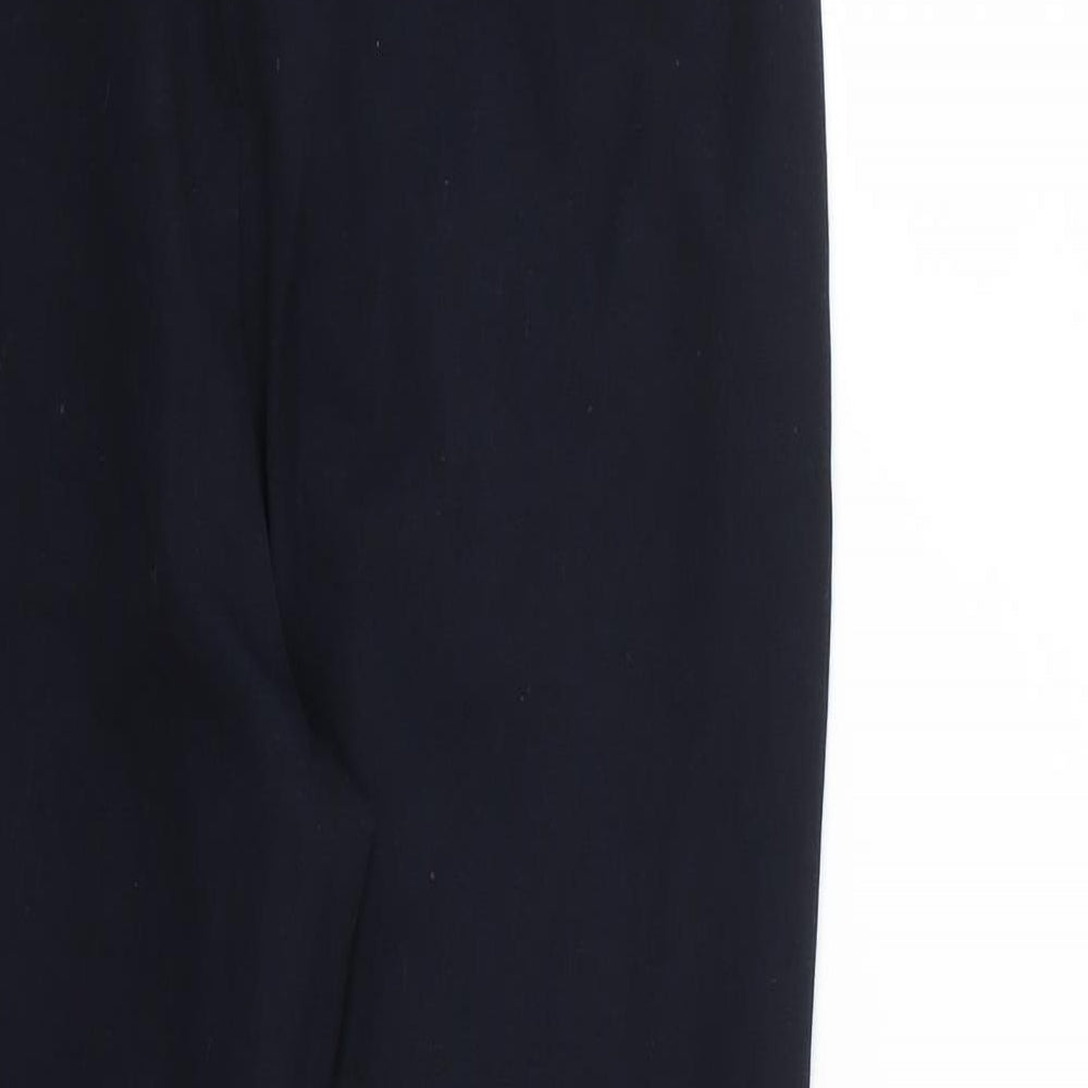 Marks and Spencer Womens Blue Trousers Size 10 L25 in