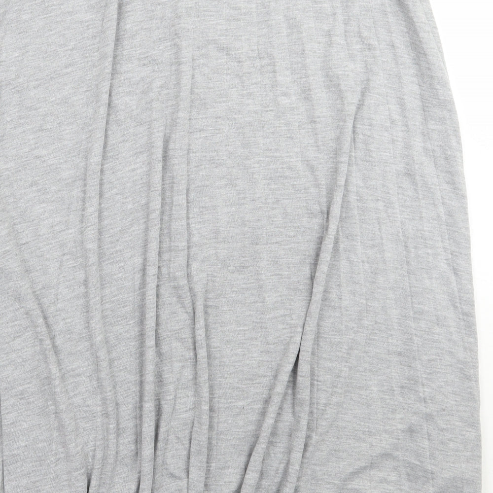 Select Womens Grey A-Line Skirt Size 12