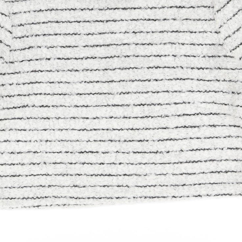 New Look Womens White Striped Pullover Jumper Size 14