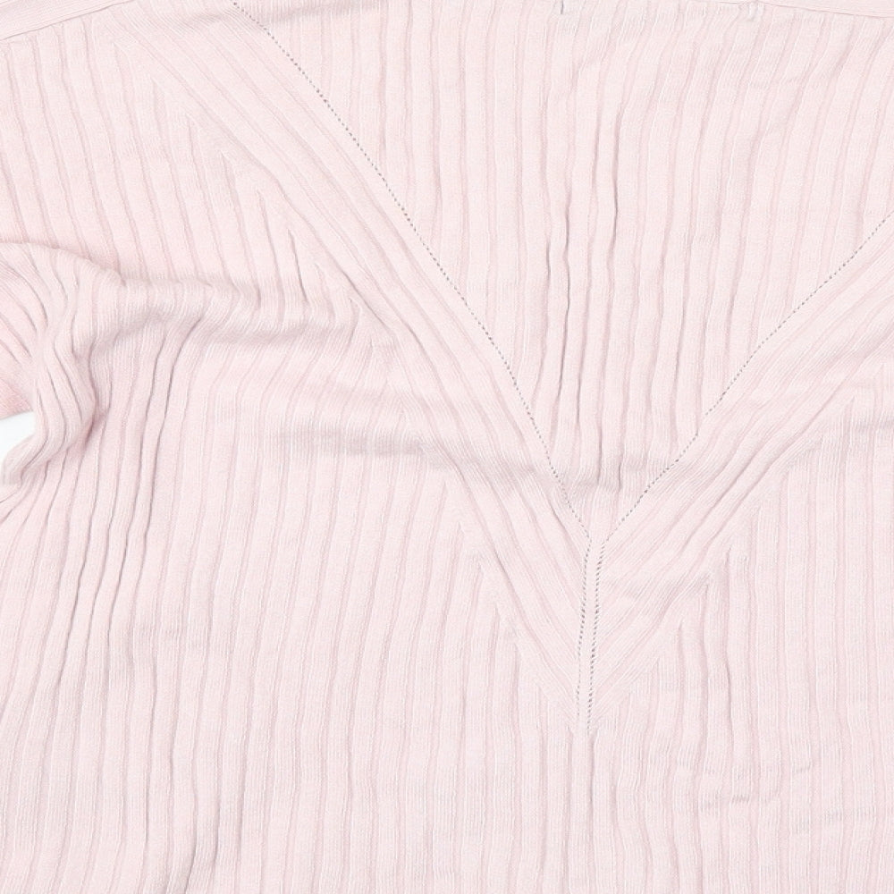 M&S Womens Pink Pullover Jumper Size S