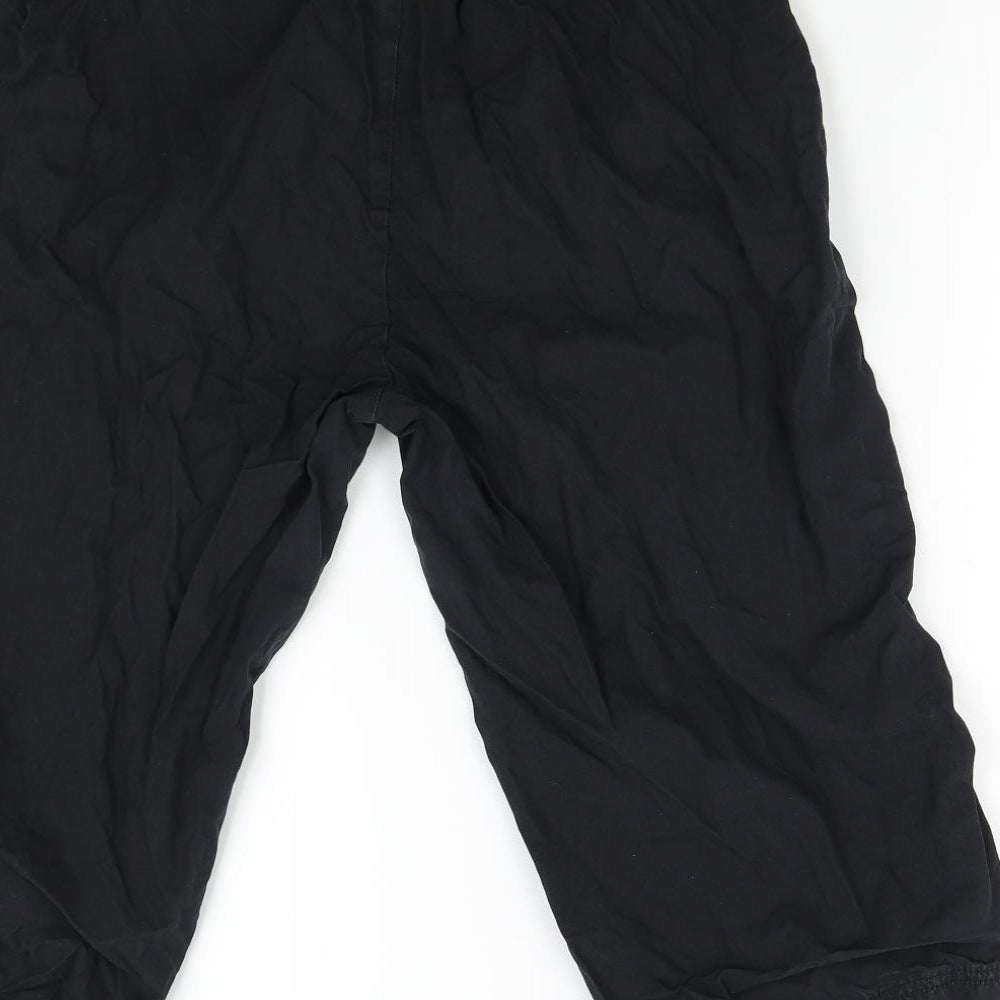 Julipa Womens Black Bermuda Shorts Size 14